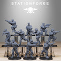 GrimGuard Counter Terrorists from StationForge/10 Miniatures +Gratis Bases