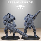 Astronet Heavy Infantry from StationForge/10 Miniatures +Gratis Bases