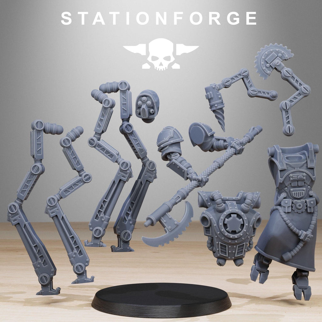 Scavenger Octapods from StationForge/10 Miniatures +Gratis Bases