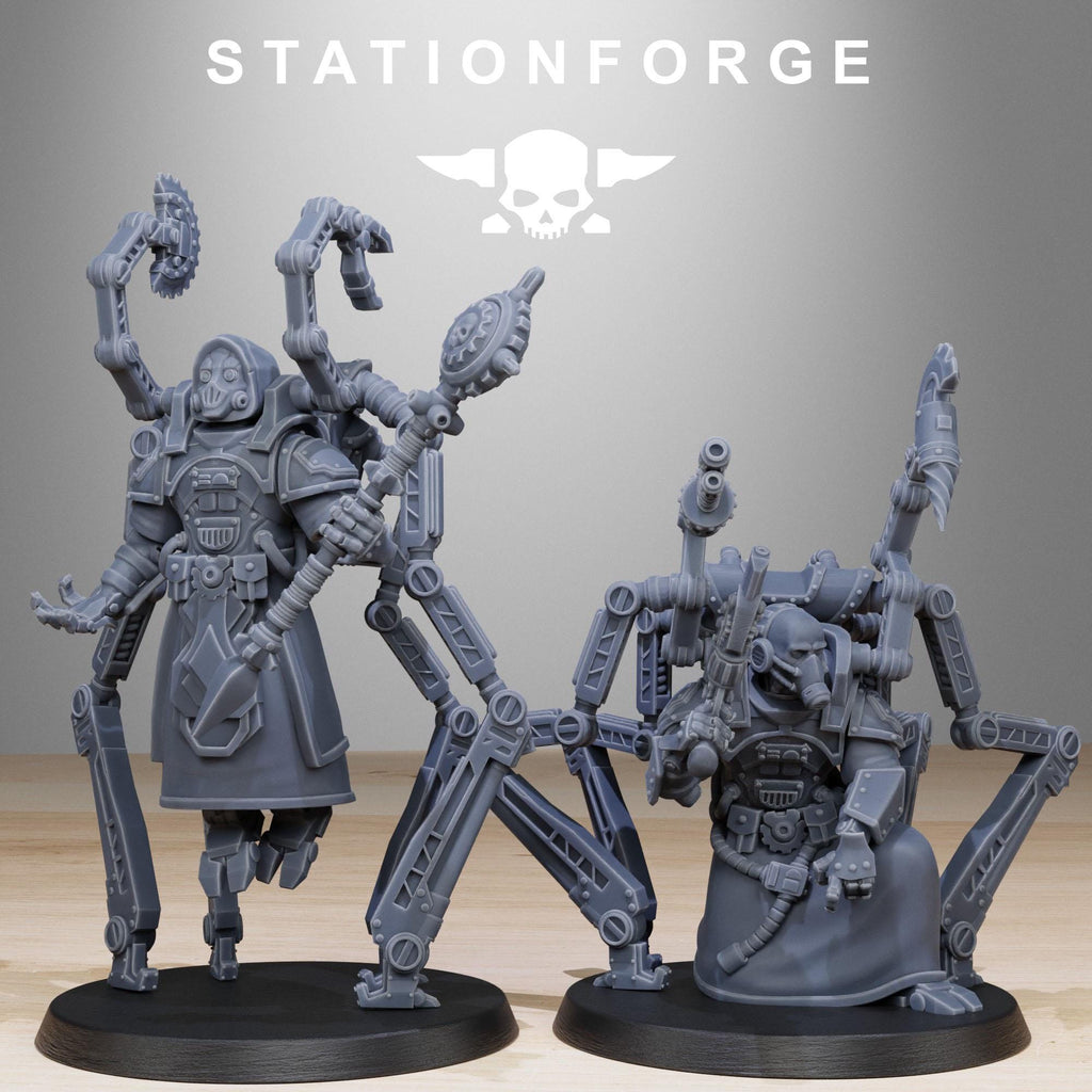 Scavenger Octapods from StationForge/10 Miniatures +Gratis Bases