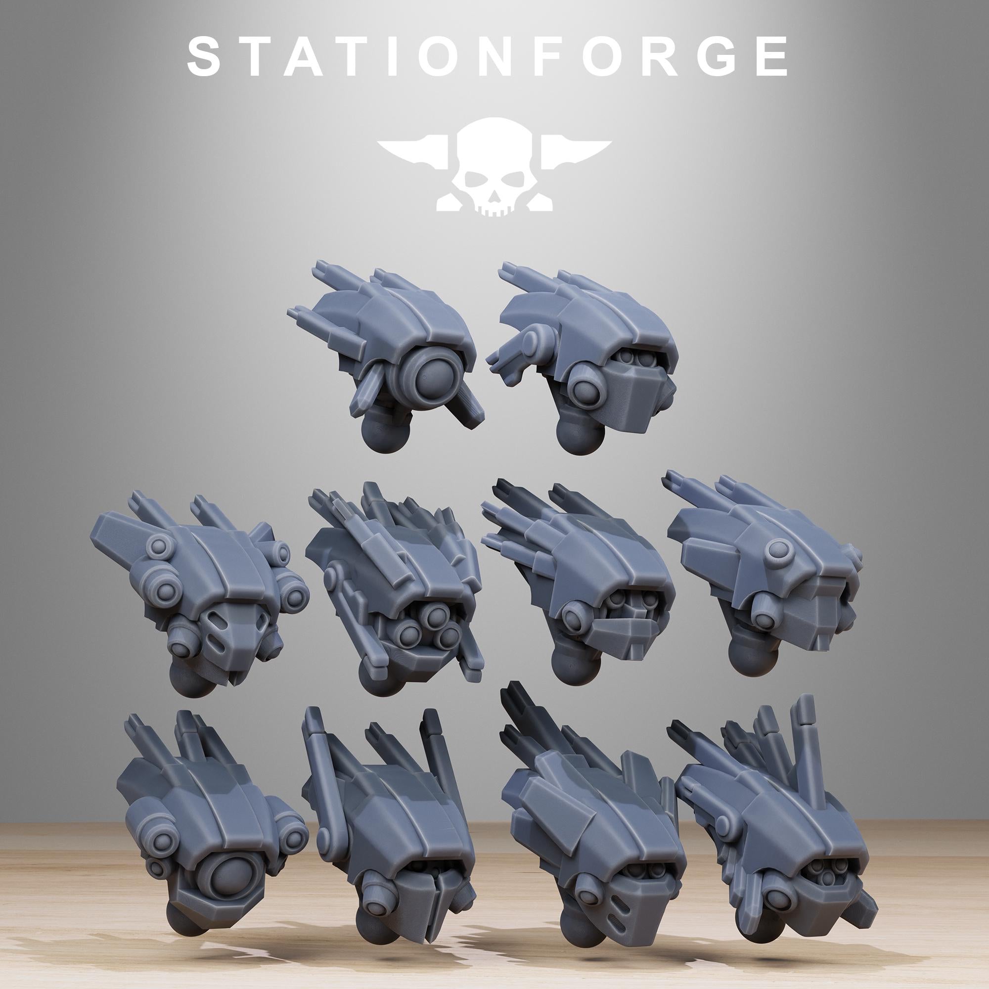 Tarion Elder Mech Mk1 from StationForge(whole set)/ Miniatures +Gratis Bases