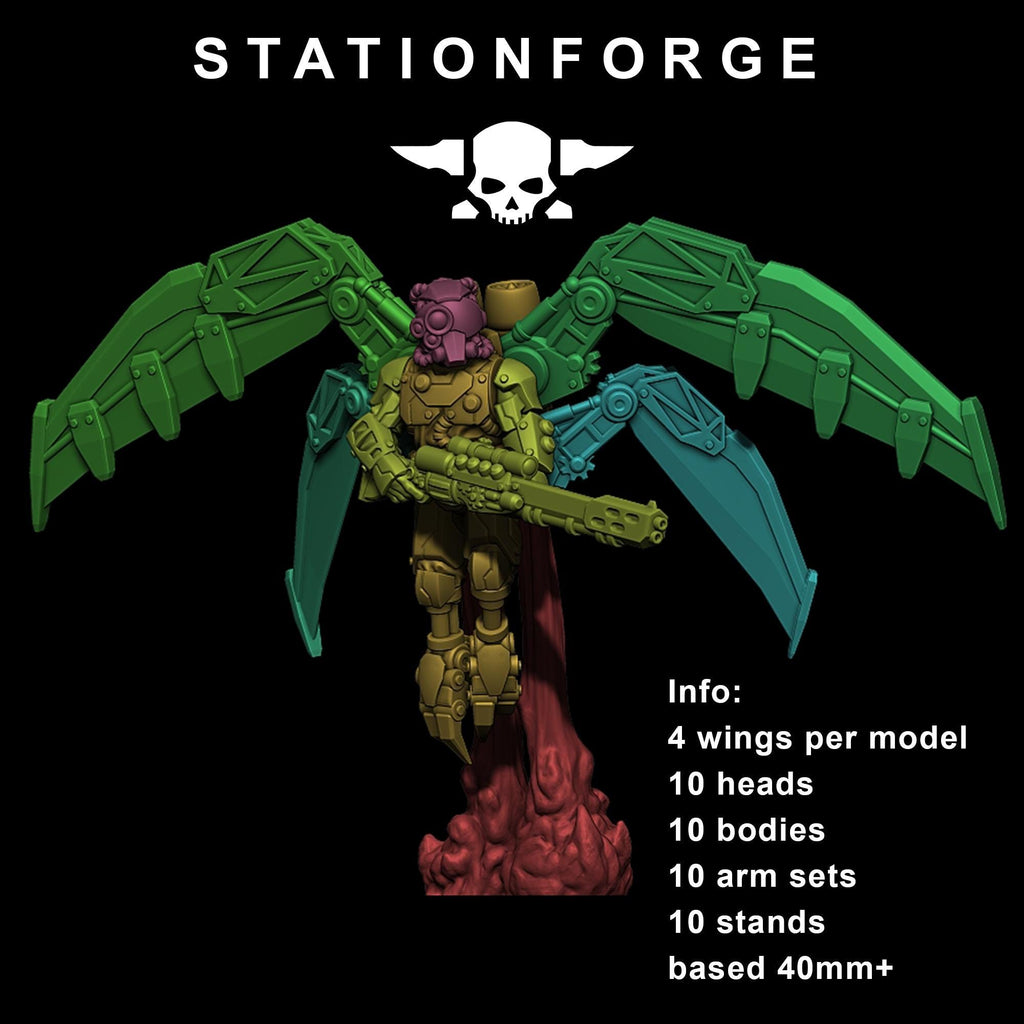 Scavenger_Strikers from StationForge/10 Miniatures +Gratis Bases