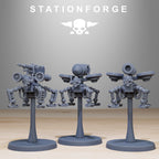 Scavenger Drones from StationForge/20 Miniatures +Gratis Bases