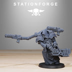 Scavenger Volatiles Infantry from StationForge/10 Tabletop, Wargame Miniatures +Gratis Bases