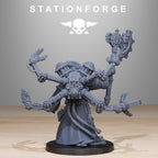Scavenger SynPriest from StationForge/ Tabletop, Wargame Miniature +Gratis Base