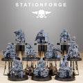 Scavenger Salvagers from StationForge/10 Miniatures +Gratis Bases
