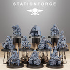 Scavenger Salvagers from StationForge/10 Miniatures +Gratis Bases