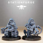 Scavenger Salvagers from StationForge/10 Miniatures +Gratis Bases