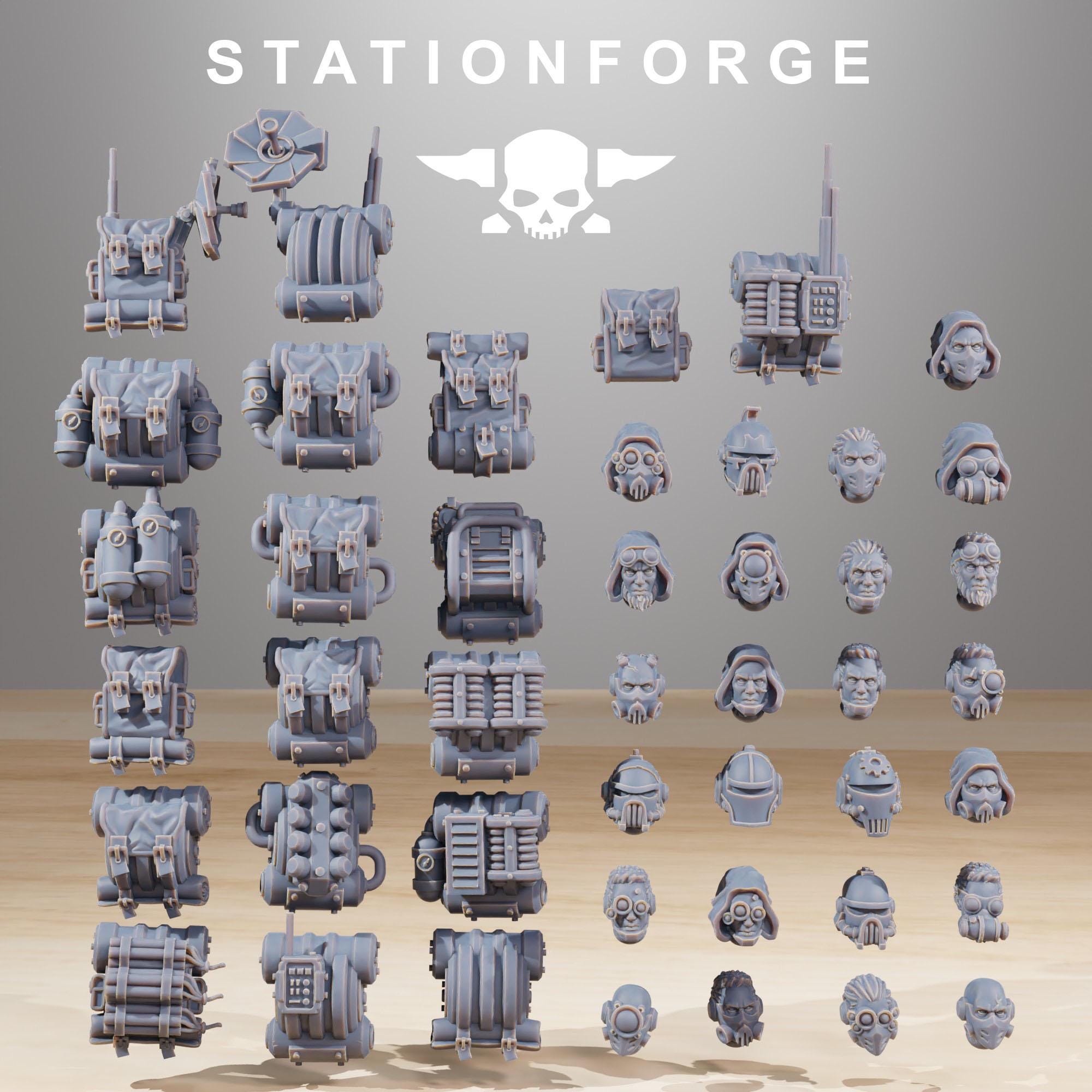 Scavenger Builder from StationForge/24 Miniatures +Gratis Bases