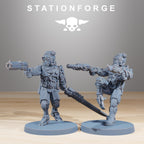Scavenger Security Patrol from StationForge/10 Miniatures +Gratis Bases