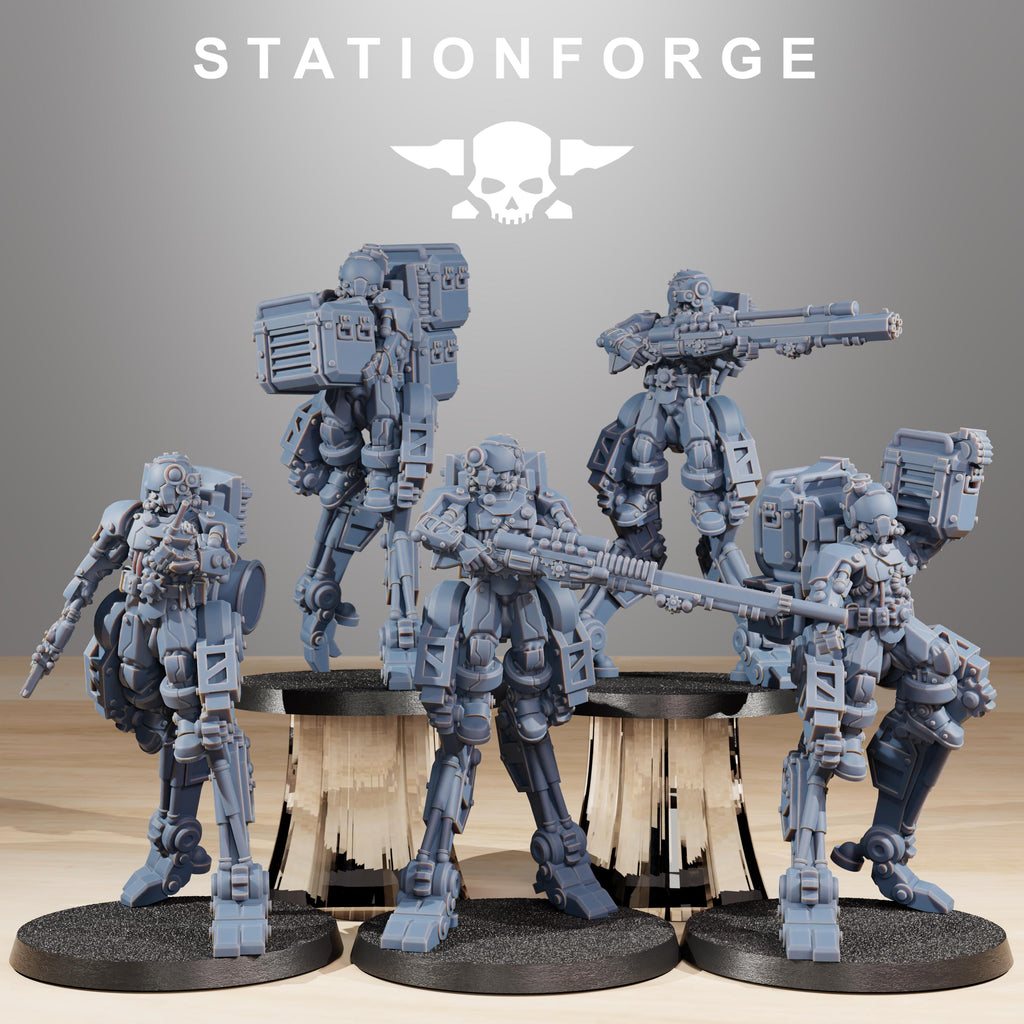 Scavenger Wayfarer from StationForge/10 Miniatures +Gratis Bases