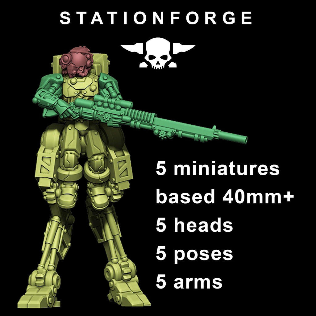 Scavenger Wayfarer from StationForge/10 Miniatures +Gratis Bases