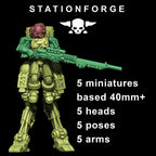 Scavenger Wayfarer from StationForge/10 Miniatures +Gratis Bases