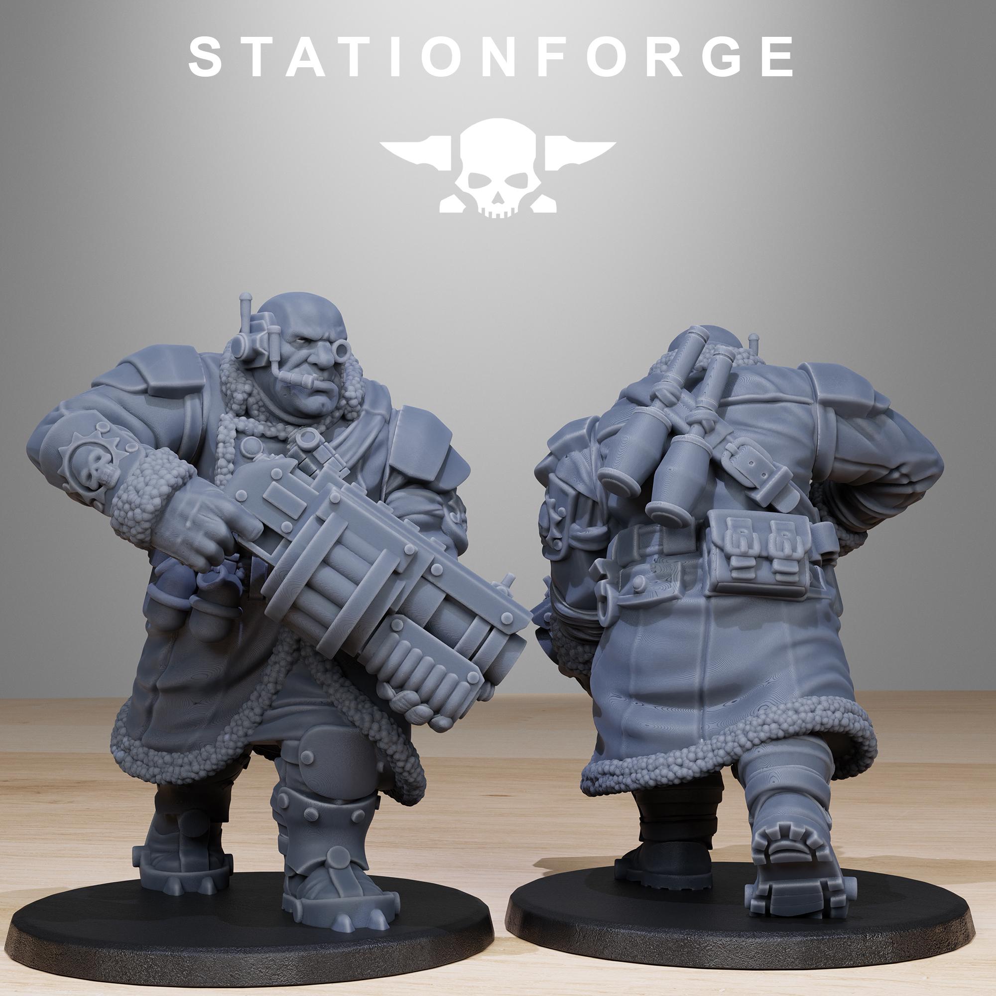GrimGuard Frostwatch Mutants from StationForge/10 Miniatures +Gratis Bases