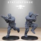 GrimGuard Counter Terrorists from StationForge/10 Miniatures +Gratis Bases