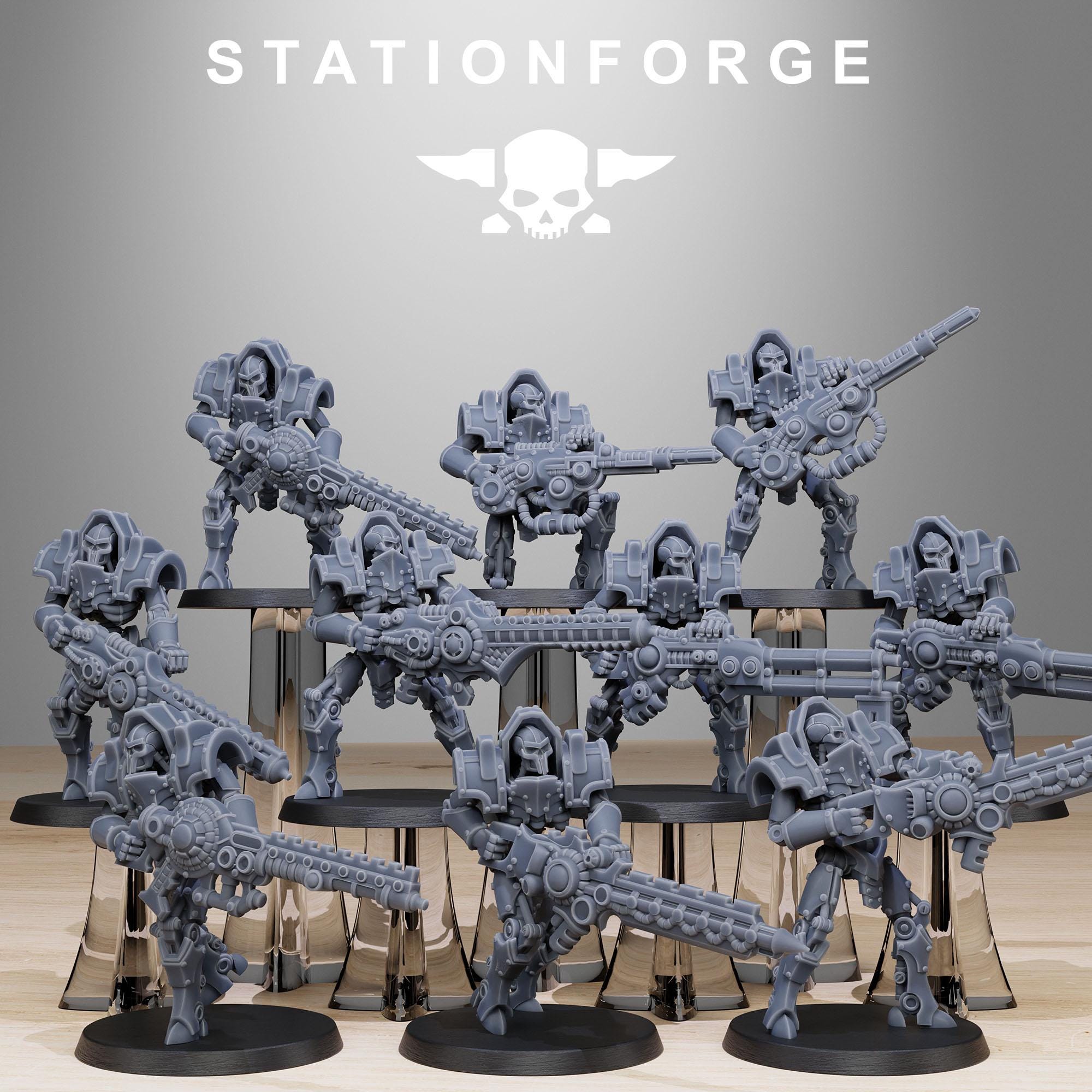 Astronet Heavy Infantry from StationForge/10 Miniatures +Gratis Bases