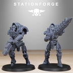 Astronet Heavy Infantry from StationForge/10 Miniatures +Gratis Bases