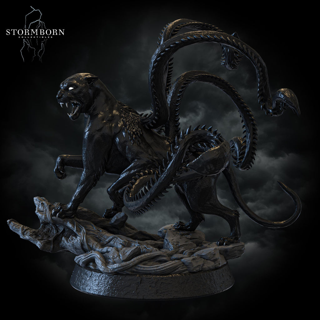 Displacer Beast from Stormborn Collectibles, Wargame Miniature+ Gratis Base