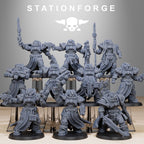 Socratis Militants from StationForge/10 Miniatures +Gratis Bases