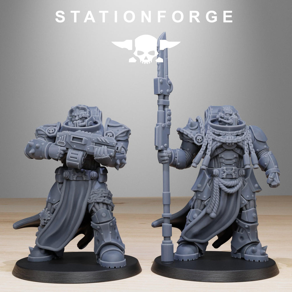 Socratis Militants from StationForge/10 Miniatures +Gratis Bases