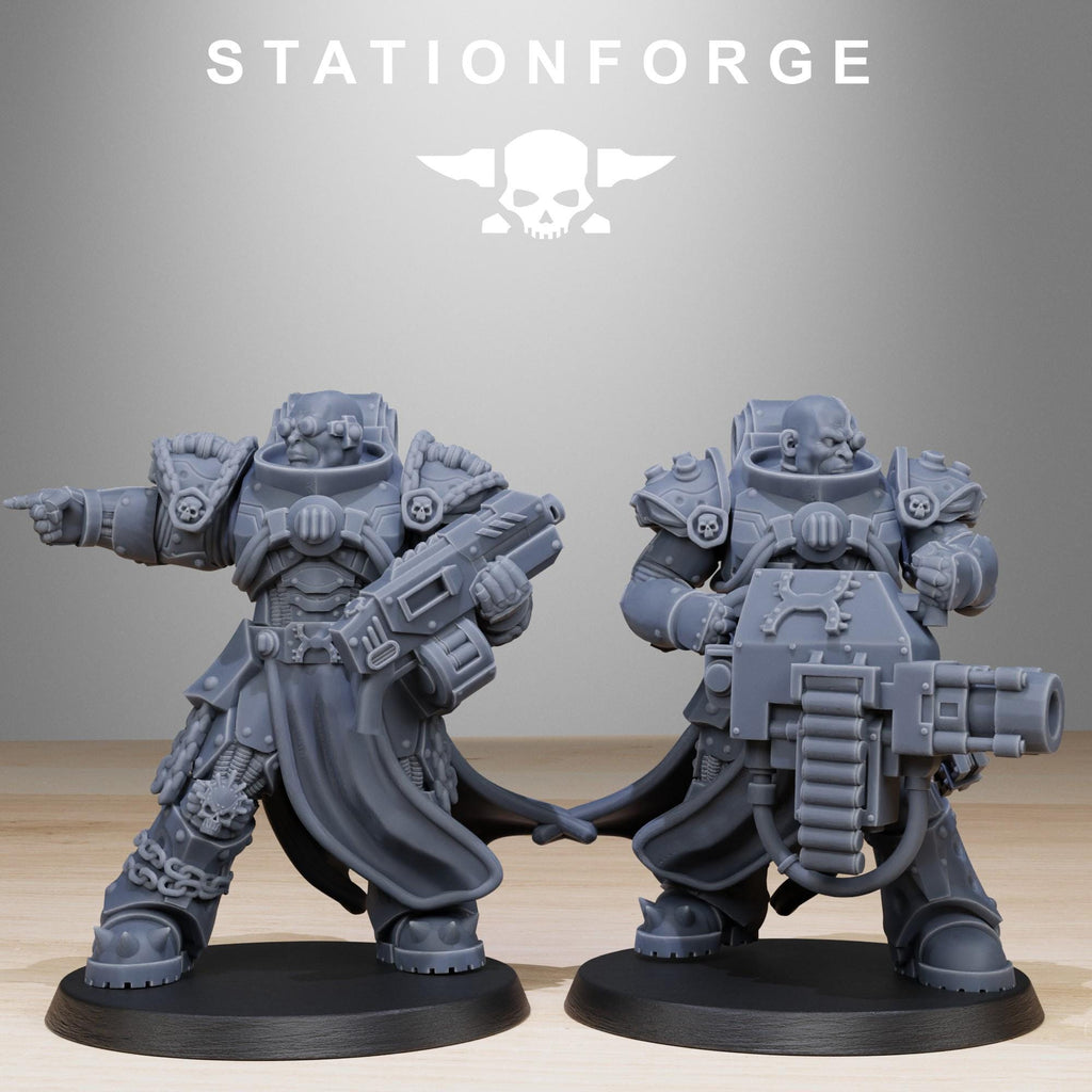 Socratis Militants from StationForge/10 Miniatures +Gratis Bases
