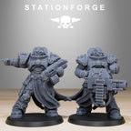 Socratis Militants from StationForge/10 Miniatures +Gratis Bases
