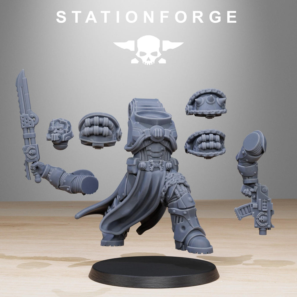 Socratis Militants from StationForge/10 Miniatures +Gratis Bases