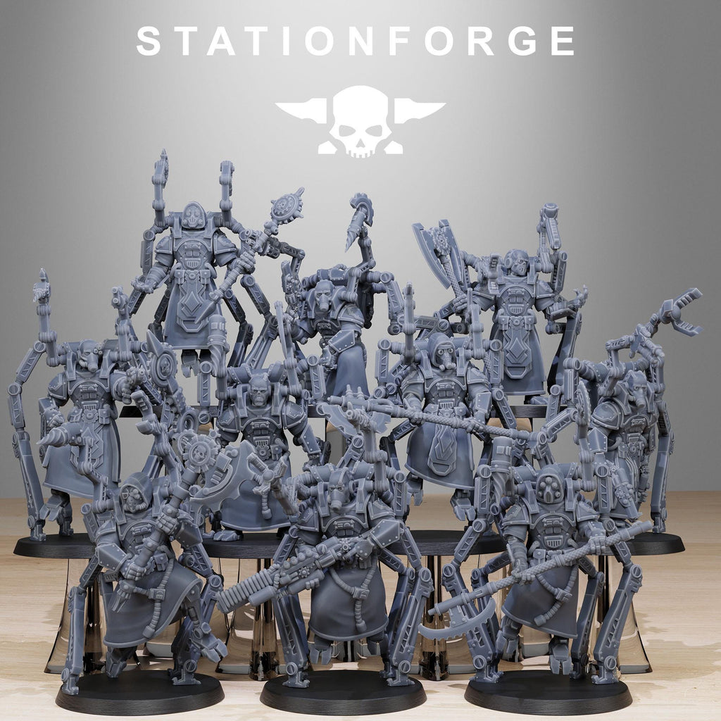 Scavenger Octapods from StationForge/10 Miniatures +Gratis Bases