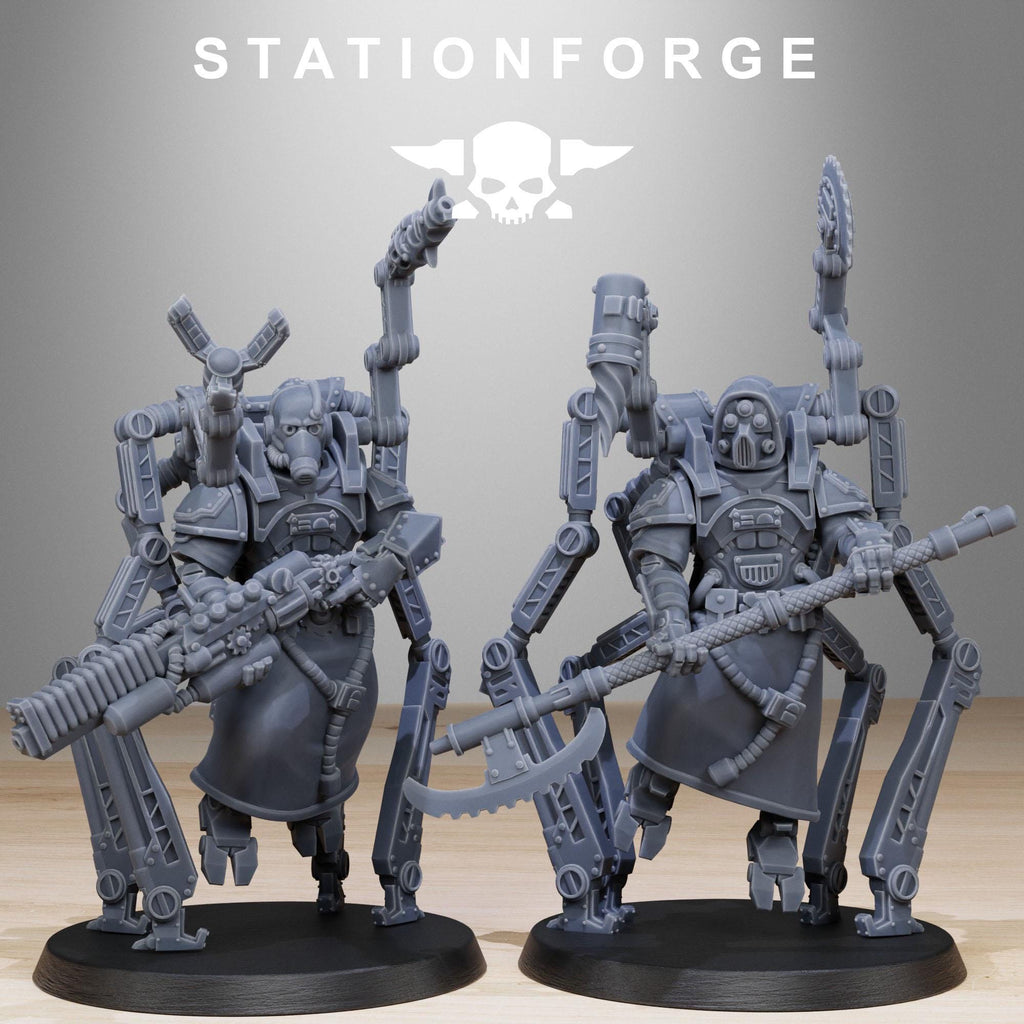 Scavenger Octapods from StationForge/10 Miniatures +Gratis Bases