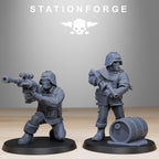 GrimGuard Paintball Squad from StationForge/10 Miniatures +Gratis Bases