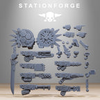 Tarion Elder Mech Mk1 from StationForge(whole set)/ Miniatures +Gratis Bases