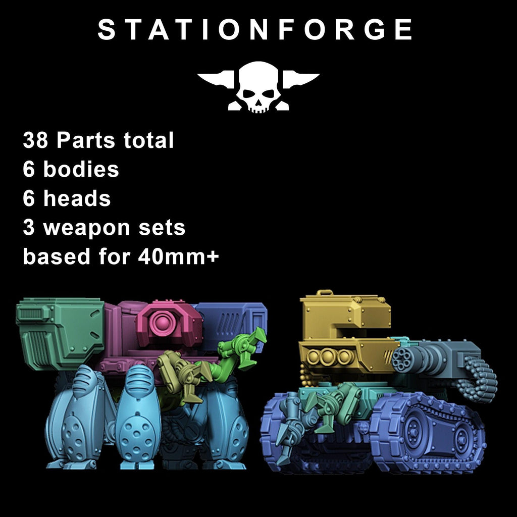 Scavenger Volatiles from StationForge/6 Tabletop, Wargame Miniatures +Gratis Bases