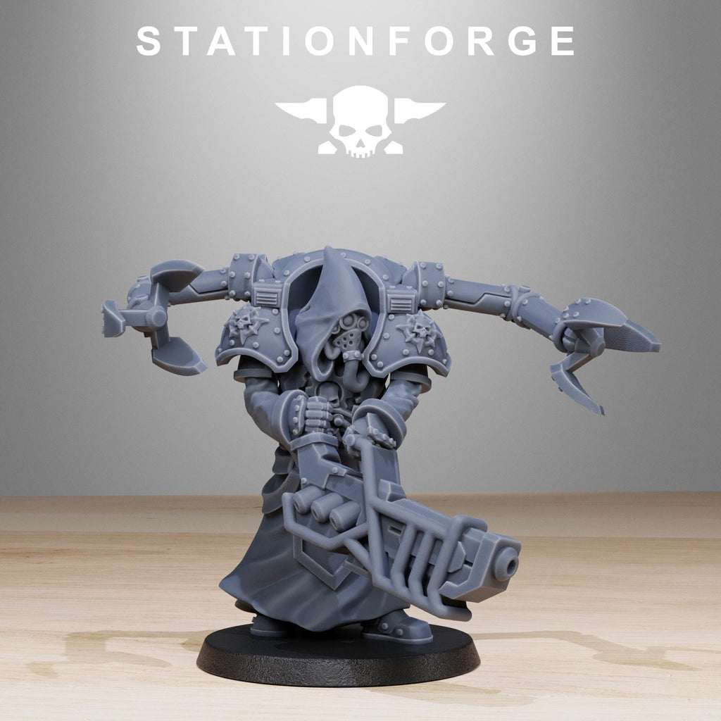 Scavenger Volatiles Infantry from StationForge/10 Tabletop, Wargame Miniatures +Gratis Bases