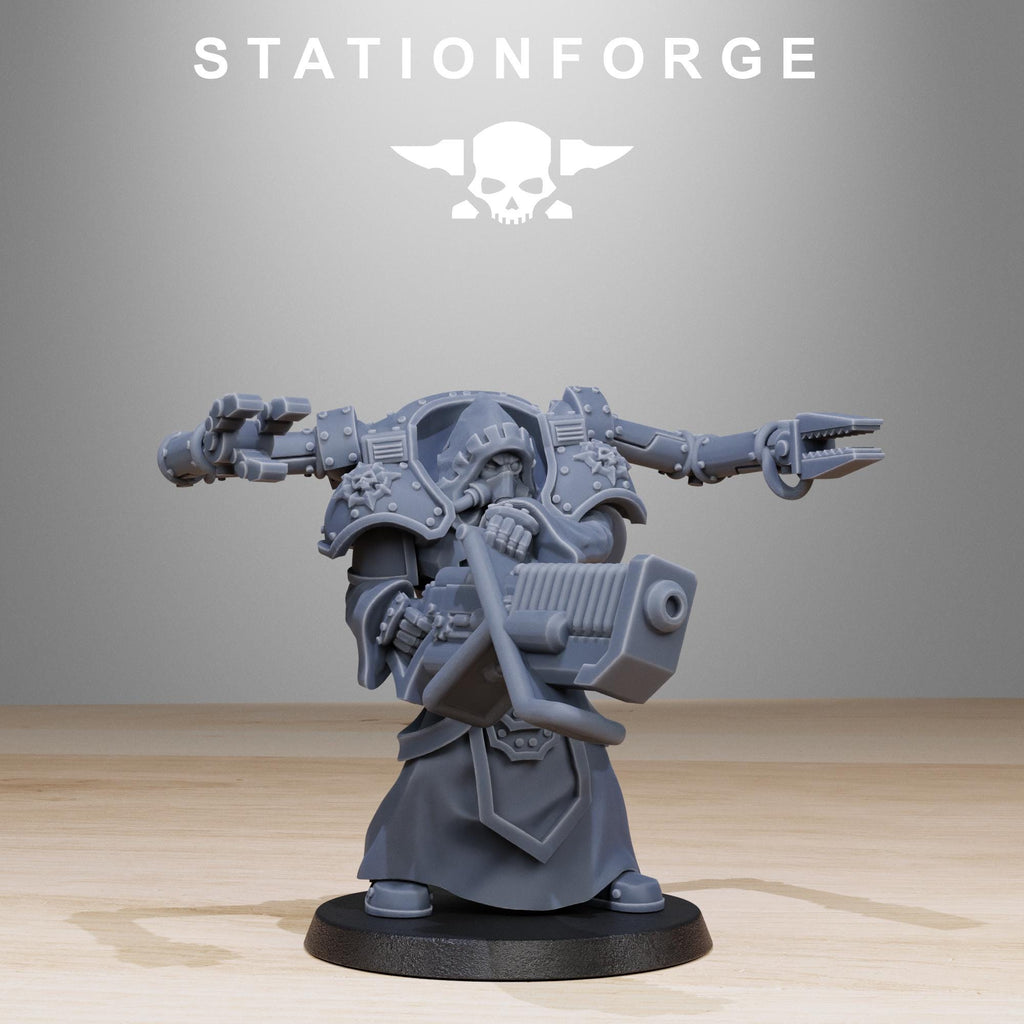 Scavenger Volatiles Infantry from StationForge/10 Tabletop, Wargame Miniatures +Gratis Bases