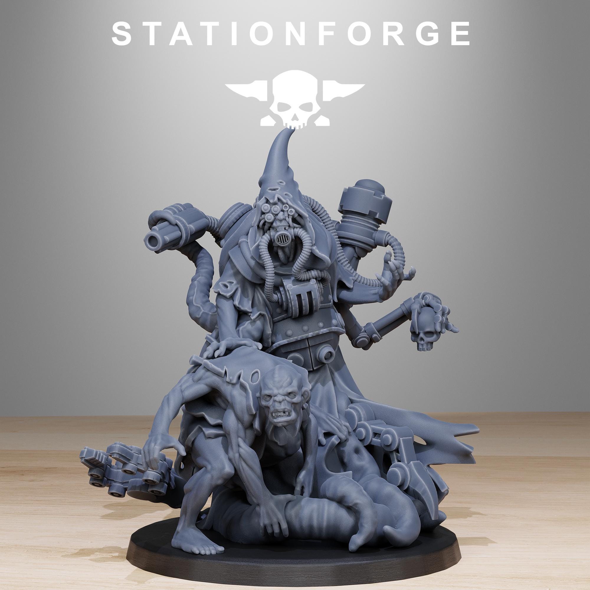 Scavenger Lotharius from StationForge/ Tabletop, Wargame Miniature +Gratis Base