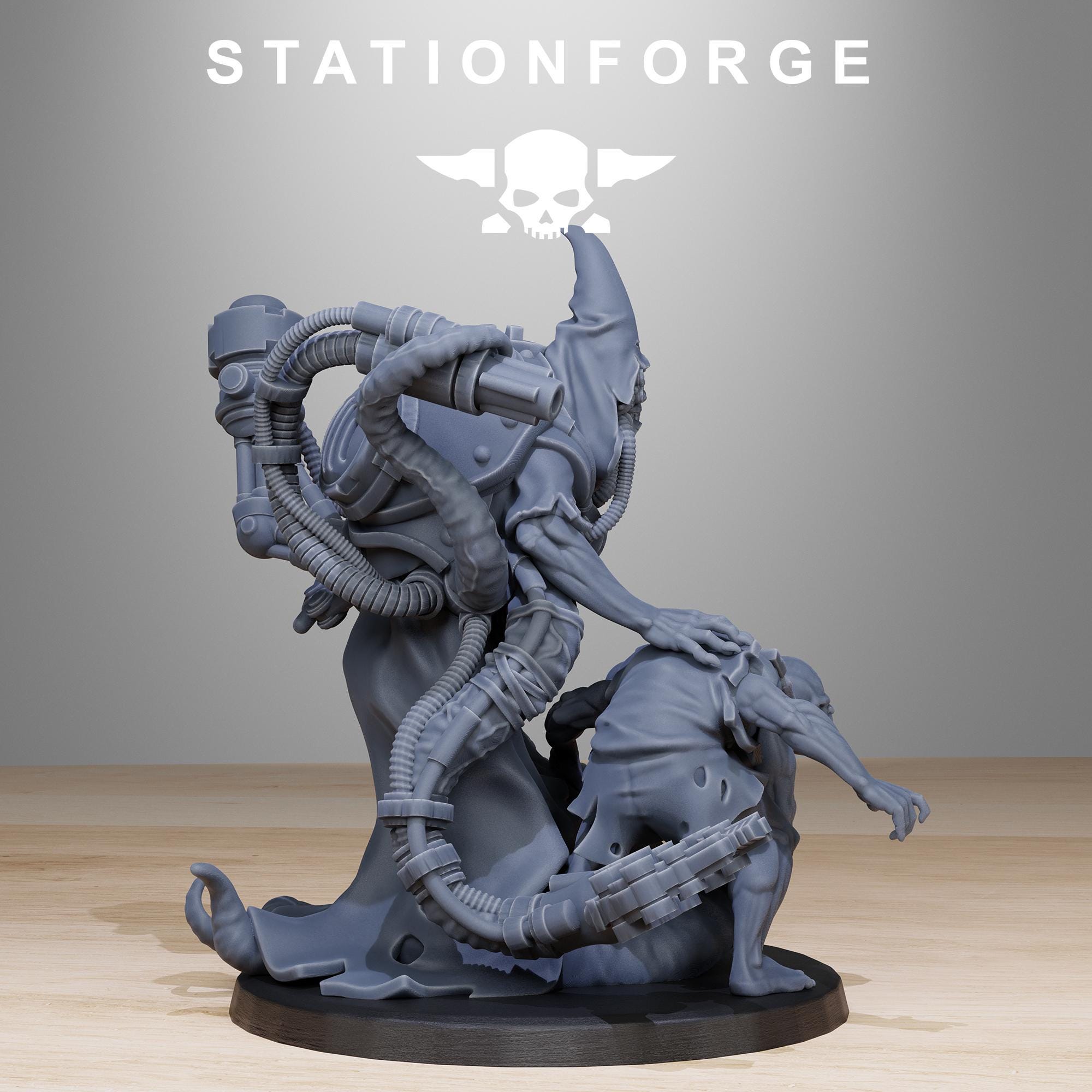 Scavenger Lotharius from StationForge/ Tabletop, Wargame Miniature +Gratis Base