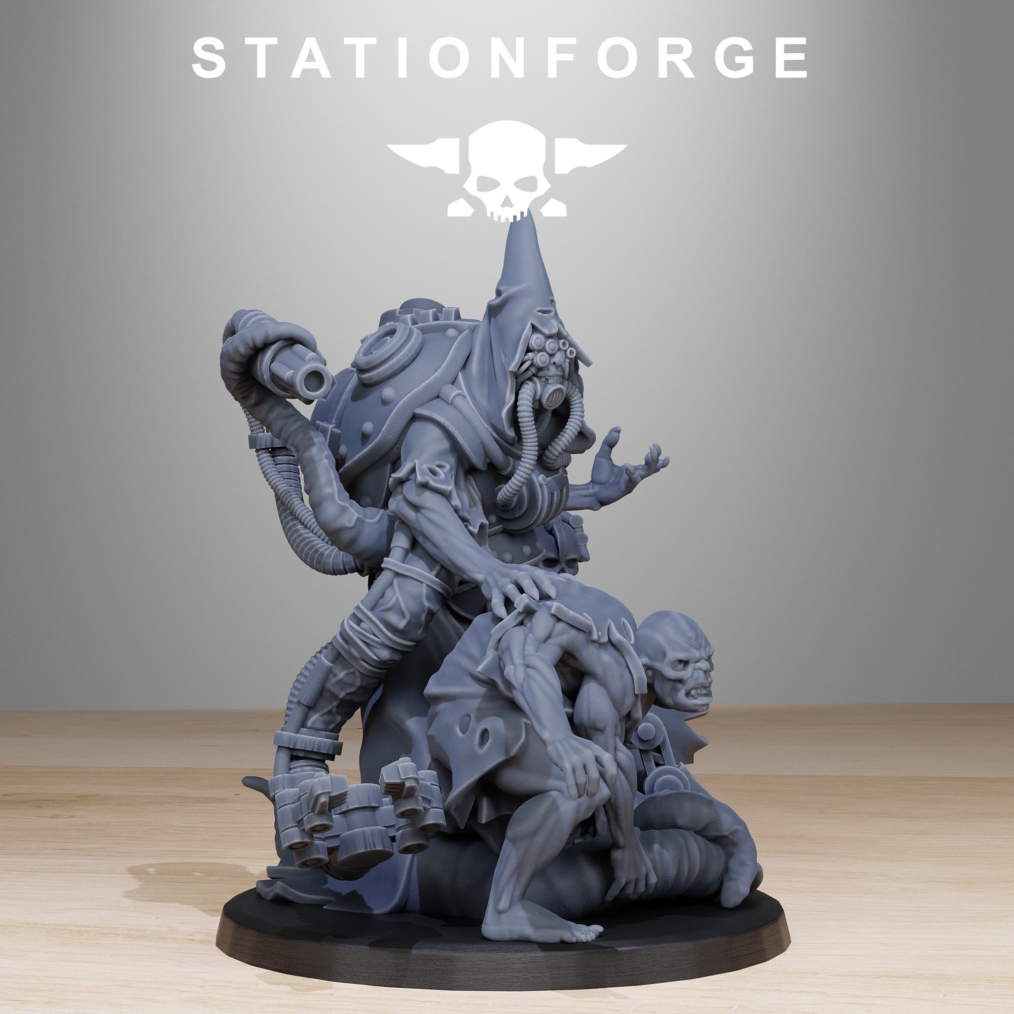 Scavenger Lotharius from StationForge/ Tabletop, Wargame Miniature +Gratis Base