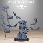 Scavenger SynPriest from StationForge/ Tabletop, Wargame Miniature +Gratis Base