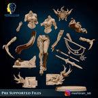 Great Demon of Hedonism / Game scale & 120mm scale from MeshBrainLab/Wargame Miniature+ Gratis Base