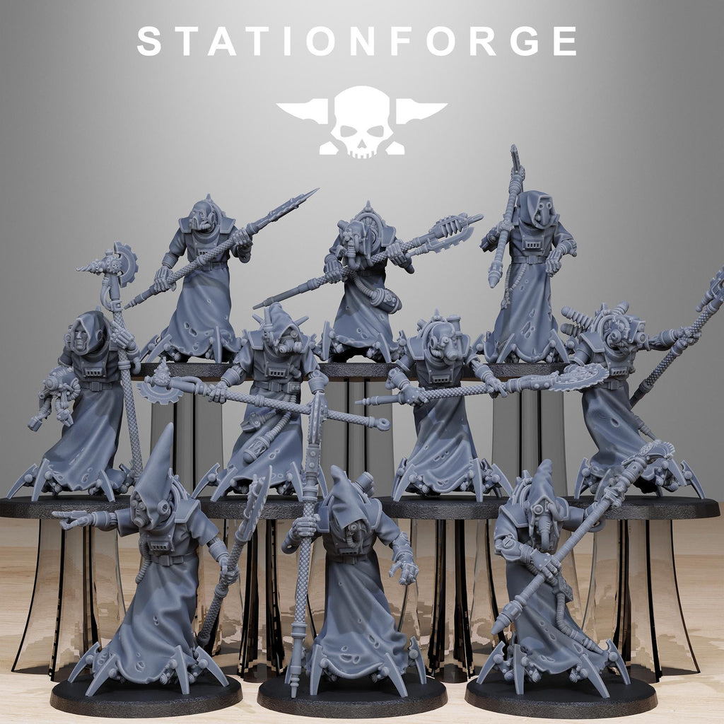 Scavenger Elders from StationForge/10 Miniatures +Gratis Bases