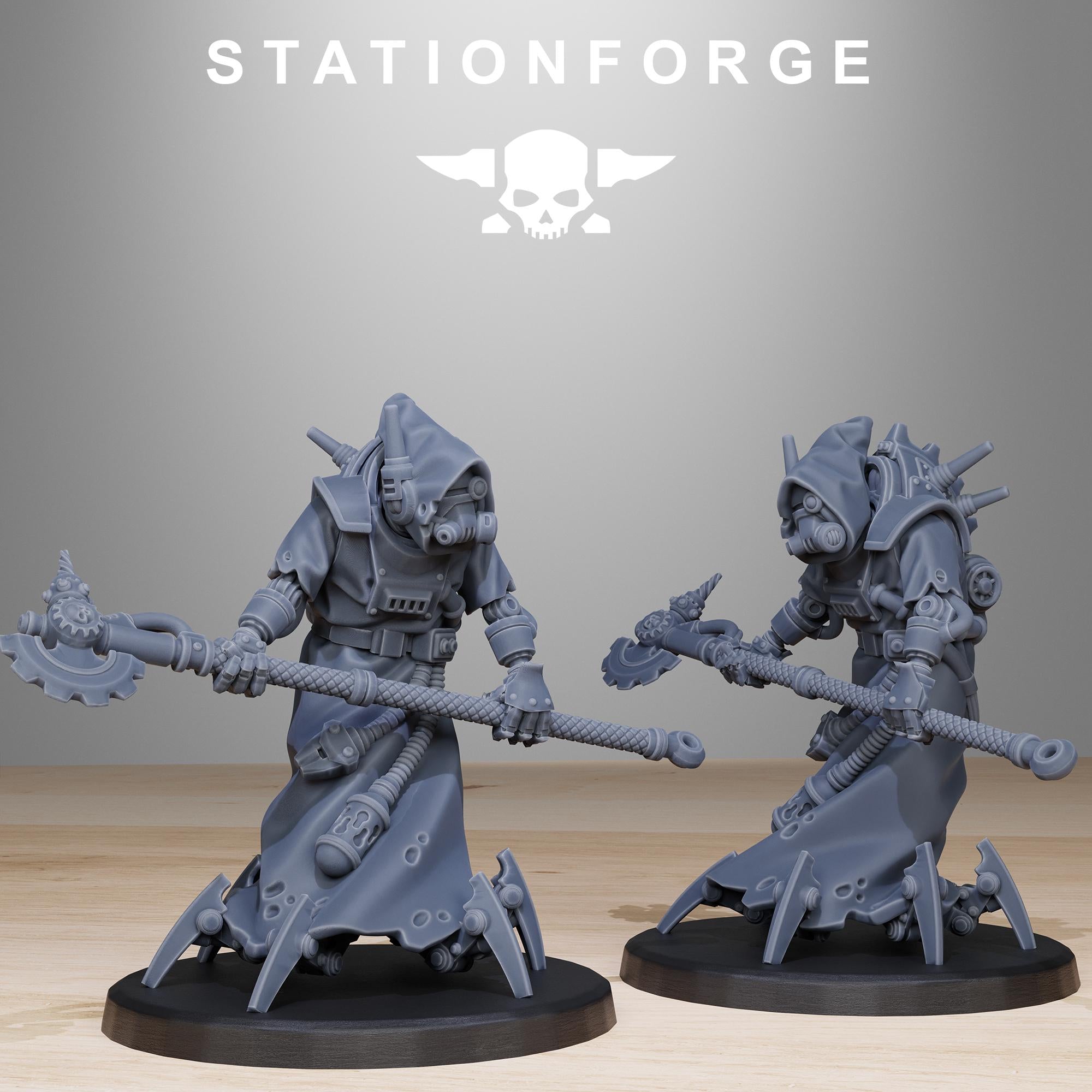 Scavenger Elders from StationForge/10 Miniatures +Gratis Bases