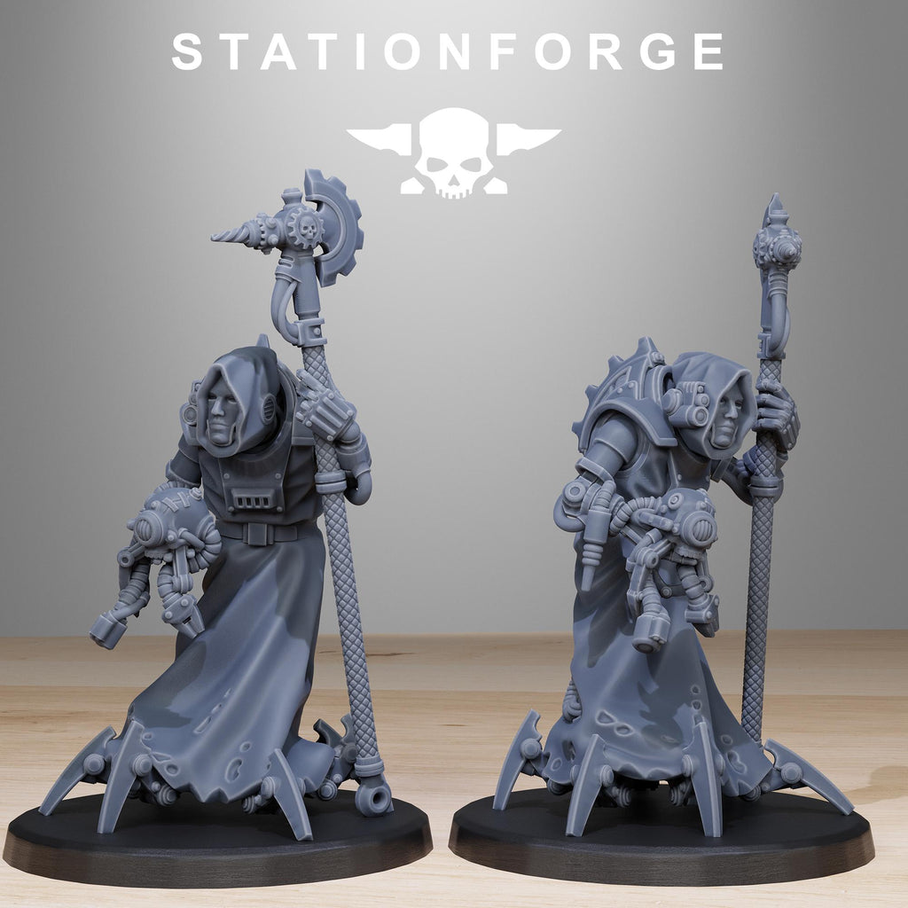 Scavenger Elders from StationForge/10 Miniatures +Gratis Bases