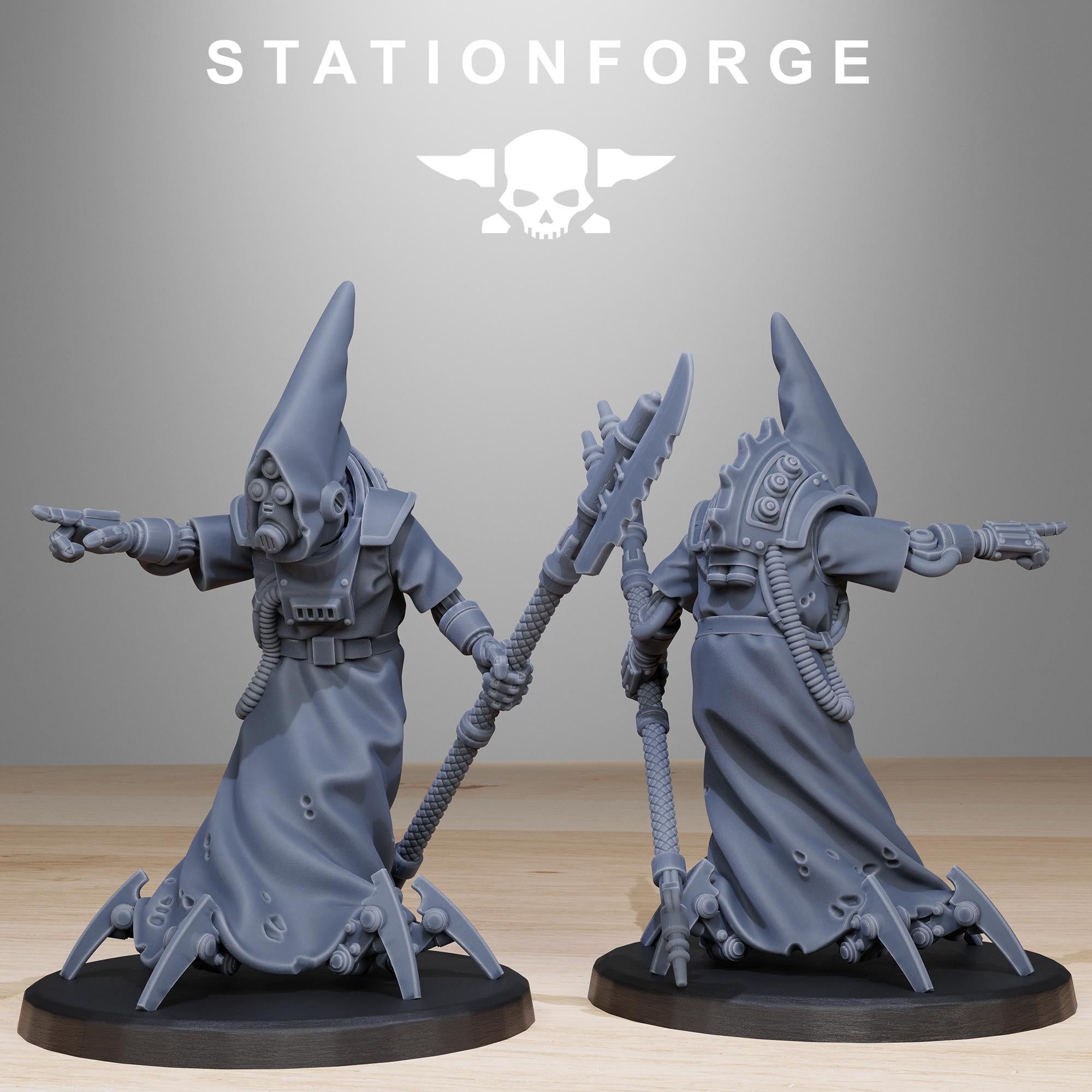 Scavenger Elders from StationForge/10 Miniatures +Gratis Bases