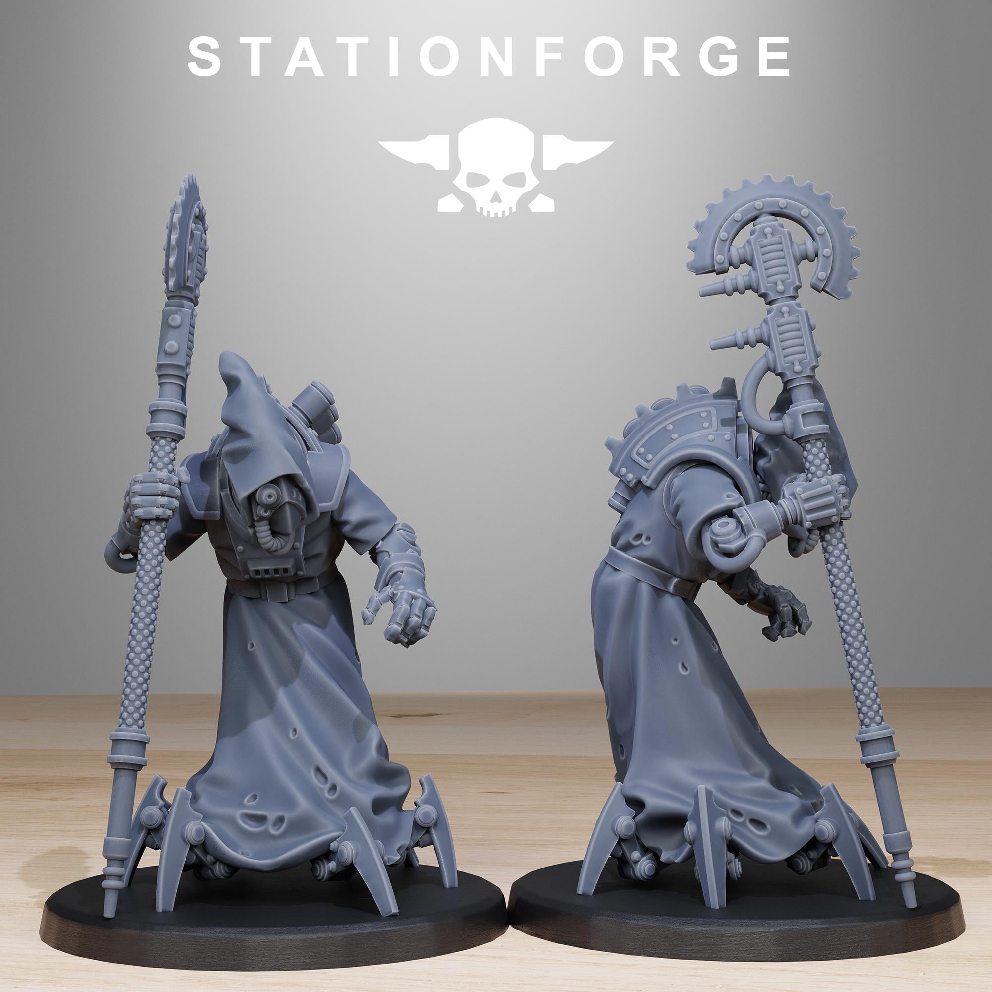 Scavenger Elders from StationForge/10 Miniatures +Gratis Bases
