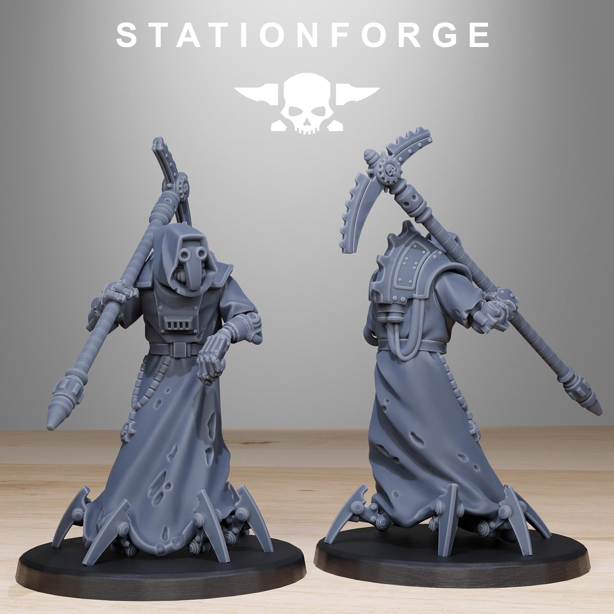 Scavenger Elders from StationForge/10 Miniatures +Gratis Bases