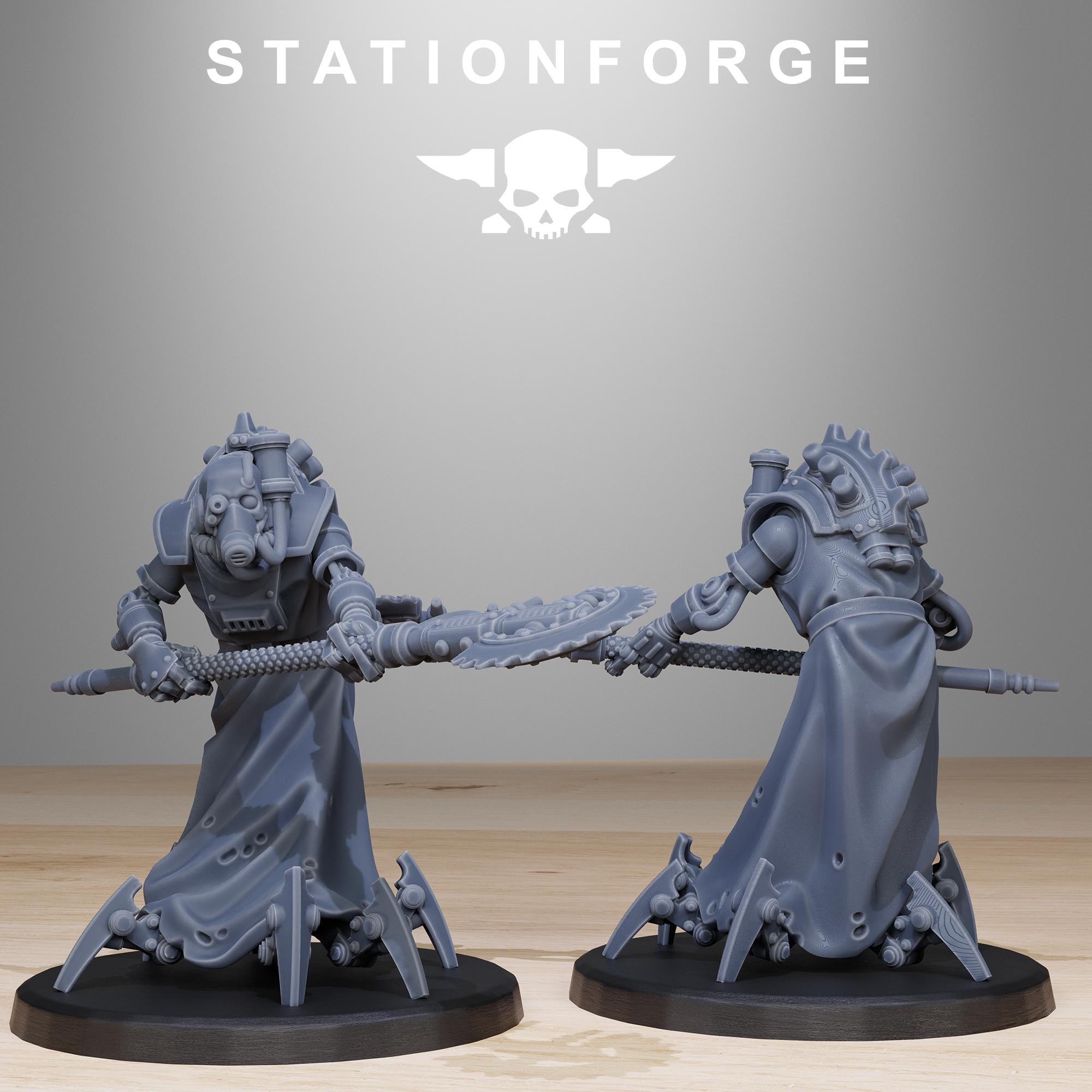 Scavenger Elders from StationForge/10 Miniatures +Gratis Bases