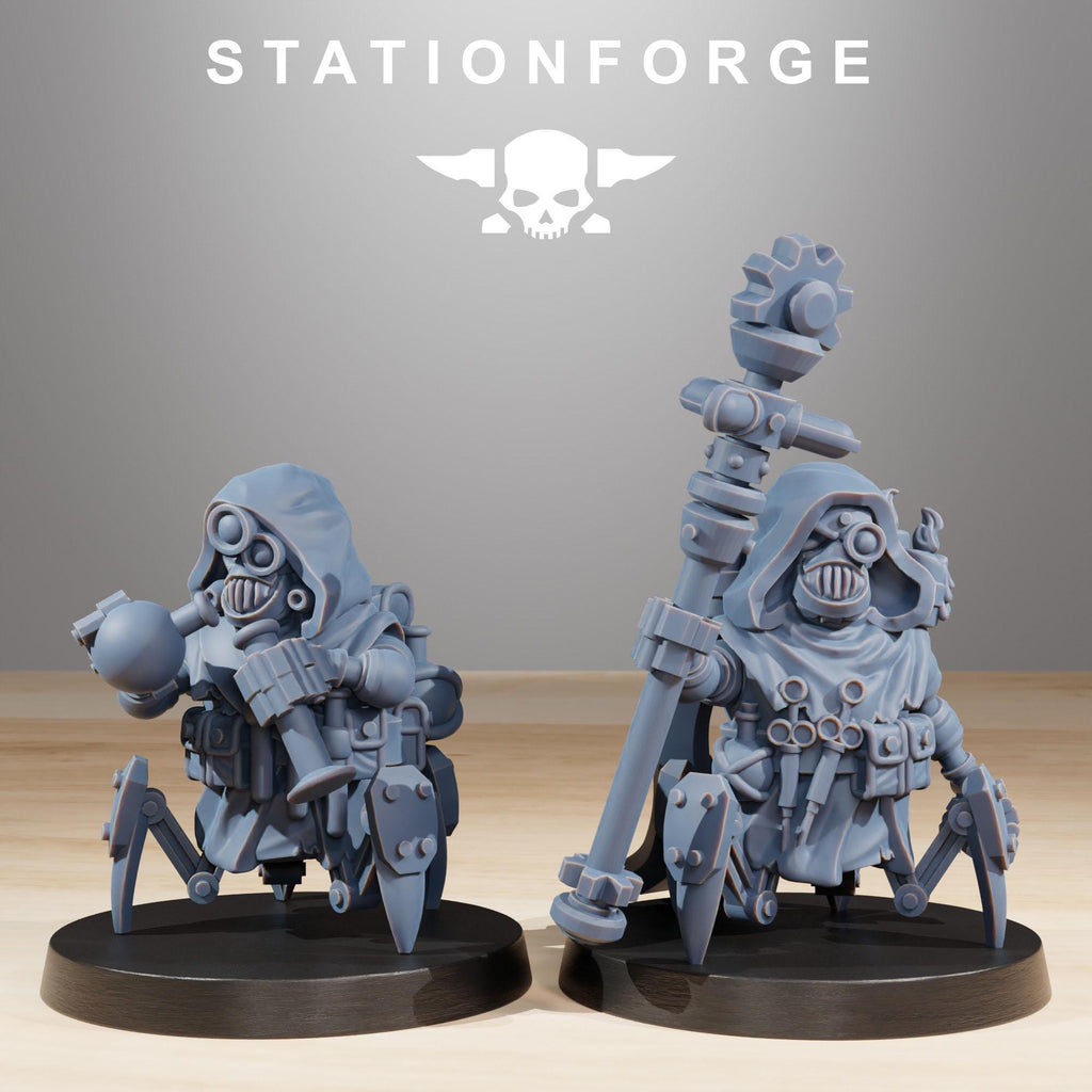 Scavenger Salvagers from StationForge/10 Miniatures +Gratis Bases