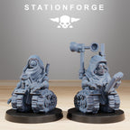 Scavenger Salvagers from StationForge/10 Miniatures +Gratis Bases