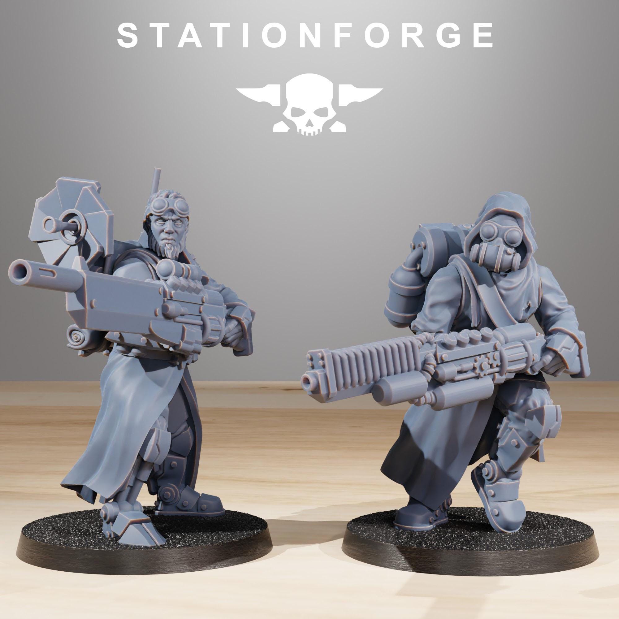 Scavenger Builder from StationForge/24 Miniatures +Gratis Bases