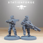 Scavenger Security Patrol from StationForge/10 Miniatures +Gratis Bases